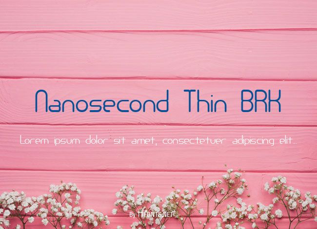 Nanosecond Thin BRK example